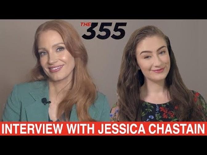 Jessica Chastain Fun Interview and Games   The 355
