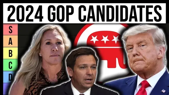 NEW 2024 Republican Presidential Candidate Tier List | 2024 Election Analysis