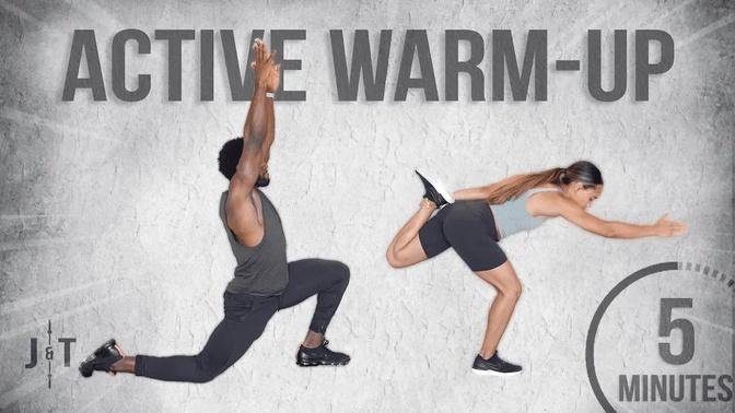 5 Minute Active/Dynamic Warm-Up Stretch