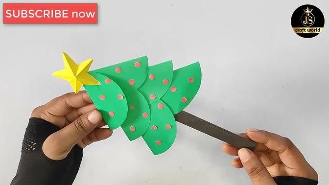 2 Amazing Paper Christmas Tree | Christmas tree decorations ideas | Christmas Tree making DIY #craft