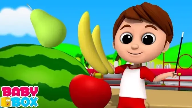 The Fruits Song Learn Fruits Nursery Rhymes Baby Songs Kids Rhymes For  Children