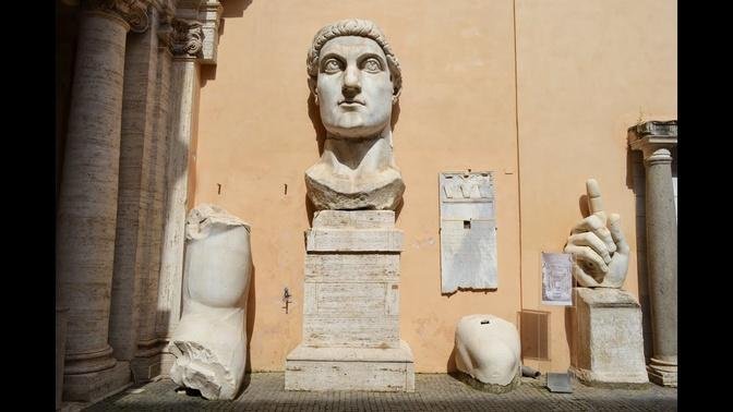 Colossal Statue of Constantine in Rome
