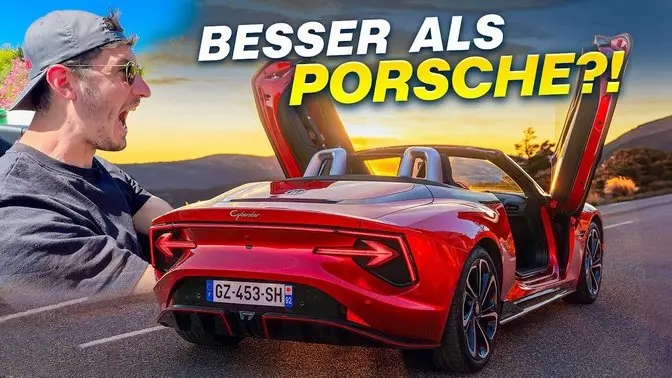 E-Roadster aus China?! 🇨🇳 MG CYBERSTER (510 PS) für 70.000€ im Test! 😳