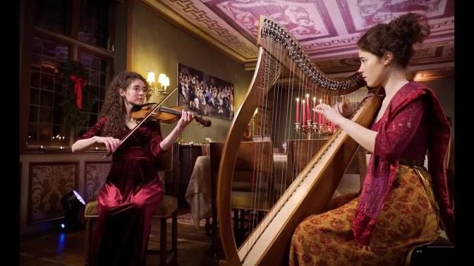 Christmas Concert - JenliSisters - harp and violin - Château de Rixensart