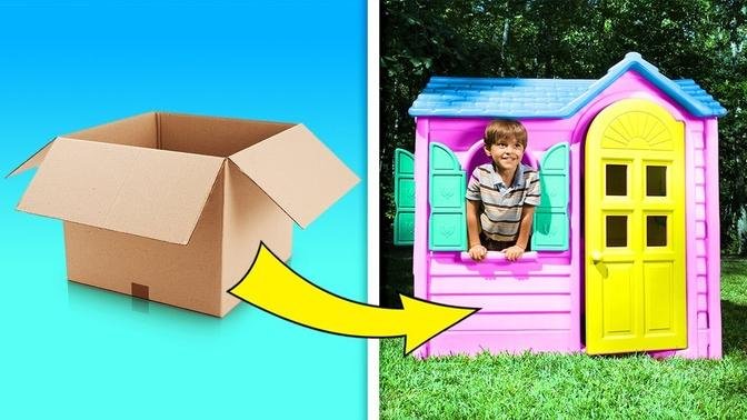 19 AMAZING CARDBOARD DIYs FOR THE WHOLE FAMILY