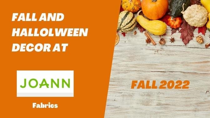 Fall and Halloween Decor at Joann Fabrics #joannfabric