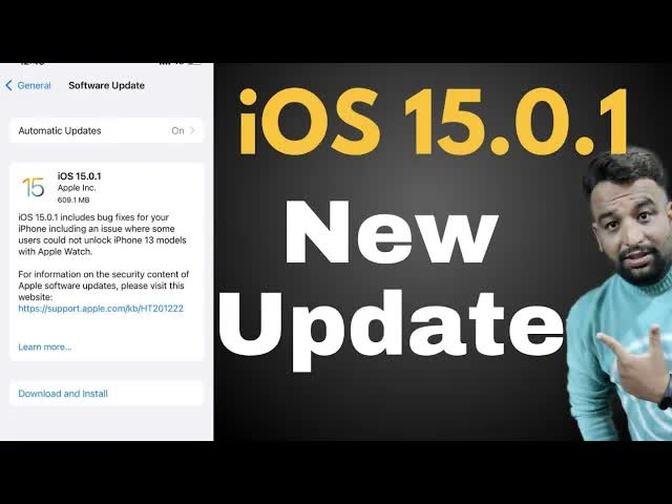 iOS 15.0.1 New Update,Whats New In iOS 15.0.1,IPhone 13 Mini New Update
