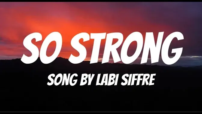 So Strong (Lyrics) - Labi Siffre