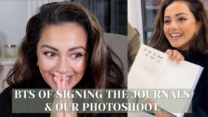 BTS OF SIGNING THE JOURNALS & OUR PHOTOSHOOT | KAUSHAL BEAUTY