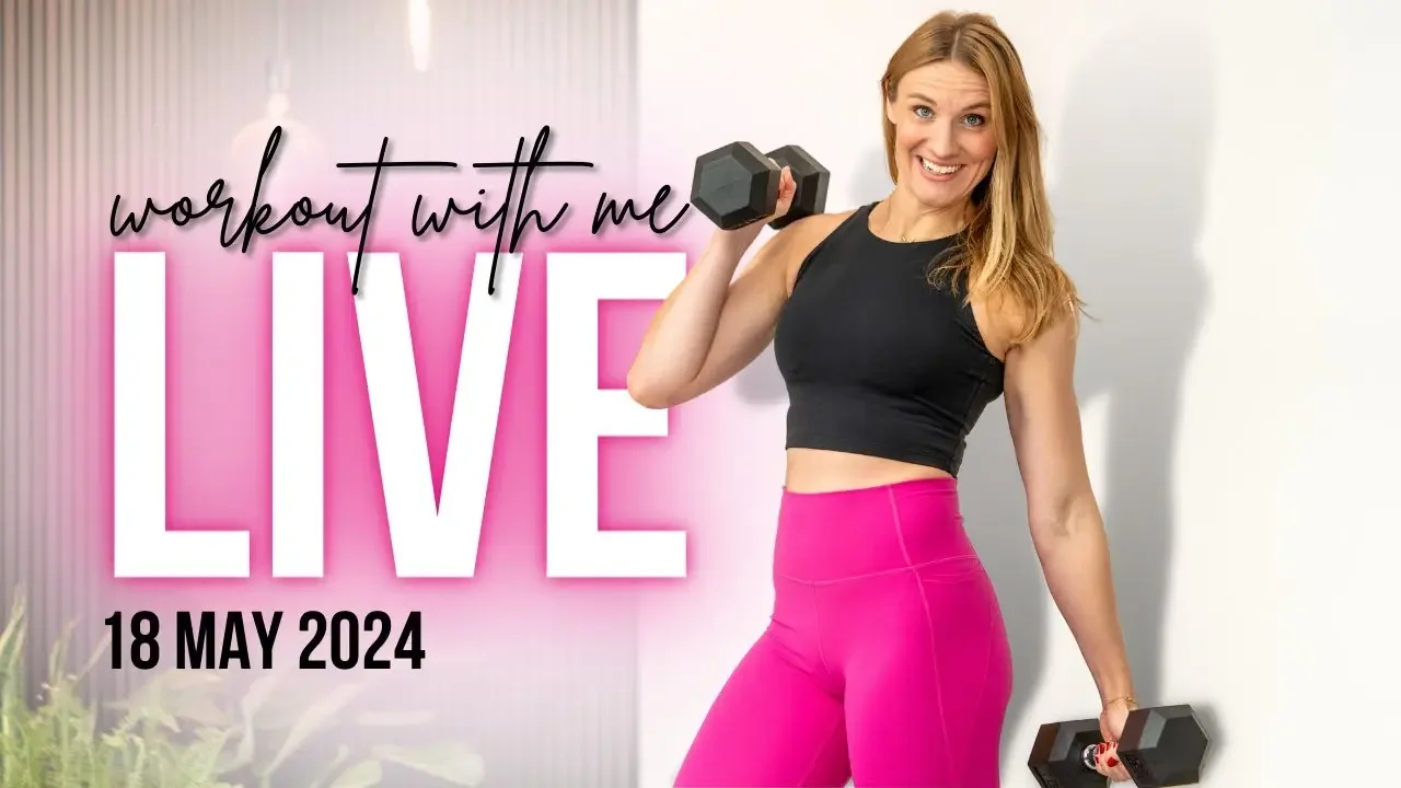WORKOUT WITH ME! | 30-minute No Repeat Full Body Strength Training w/ Dumbbells