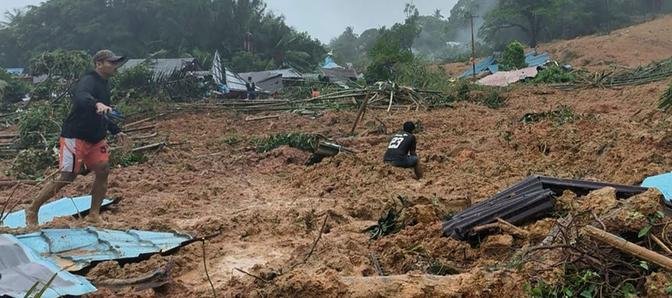 Indonesia: People killed in landslide after heavy rainfall