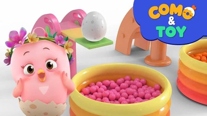 Como | Ball Pit Diving + More Episodes 22min | Cartoon video for kids | Como Kids TV