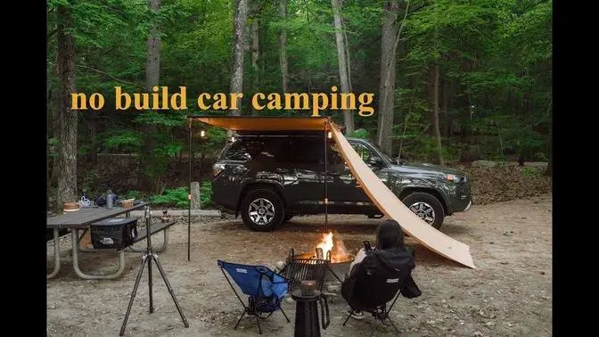 4Runner Car Camping with awning
