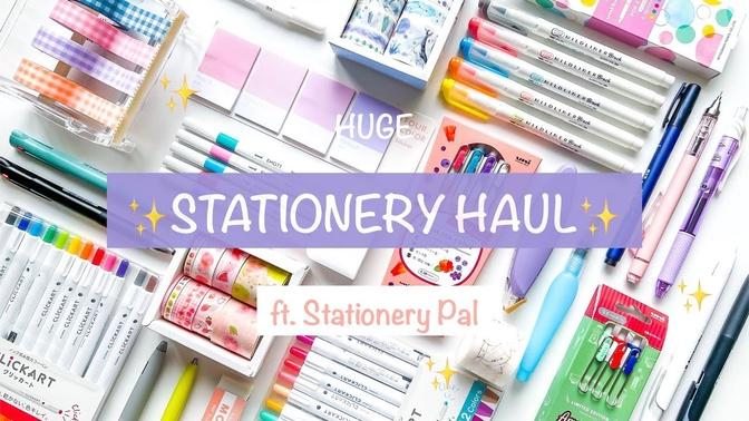 ✨STATIONERY HAUL✨ ft. Stationery Pal   with pen swatches ✍🏼