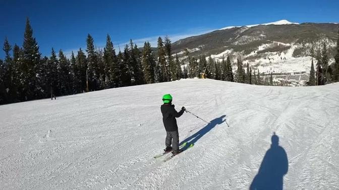 Skiing “The Edge” (black diamond) @ Keystone, Colorado