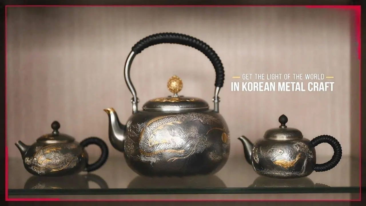Hong Jae-man, Korean metal craft artisan with 50-year career