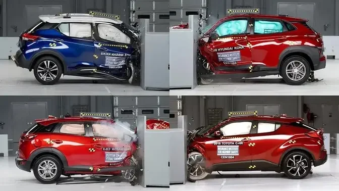 Toyota C-HR v Hyundai Kona v Nissan Kicks v Mazda CX-3 v Honda HR-V v ...