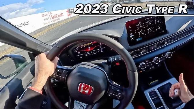 2023 Honda Civic Type R Track Drive! - Sonoma Raceway (POV)
