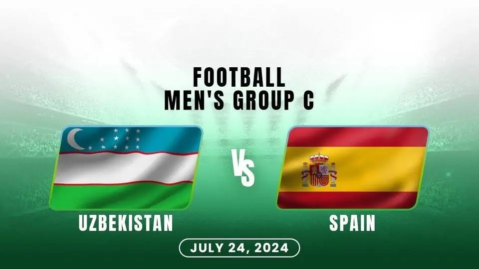 Olympics Men’s Football - Uzbekistan vs Spain - Group C (Full Game Highlights)