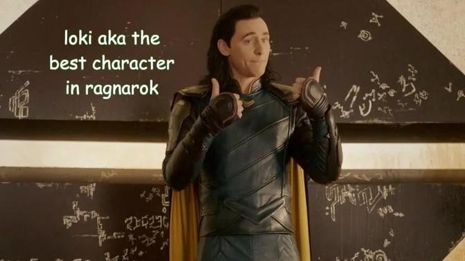 loki being iconic for 3 minutes straight