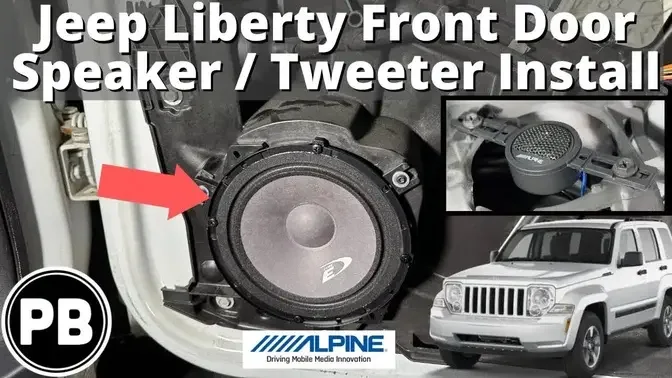 2008 - 2012 Jeep Liberty Front Speaker / Tweeter Install