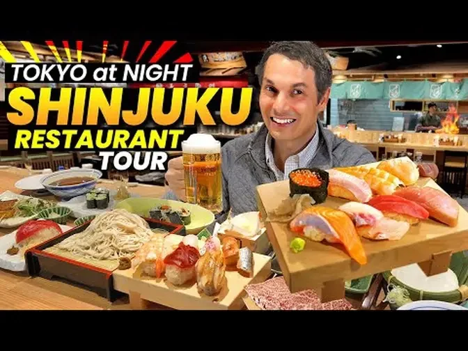 Shinjuku Restaurant Tour Experience | Sushi, Wagyu, Tempura in Tokyo ★ ONLY in JAPAN