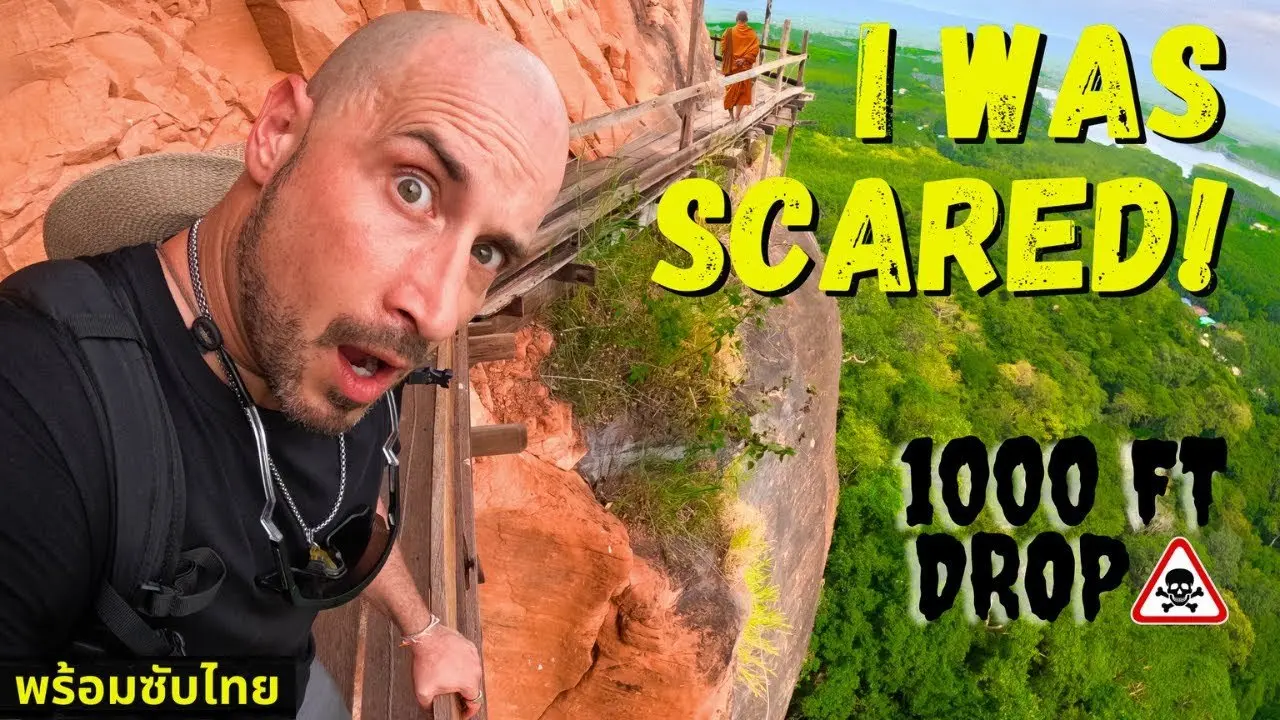 I Survived Thailand’s Most DANGEROUS Temple: Wat Phu Tok & Three Whales Rock Adventure