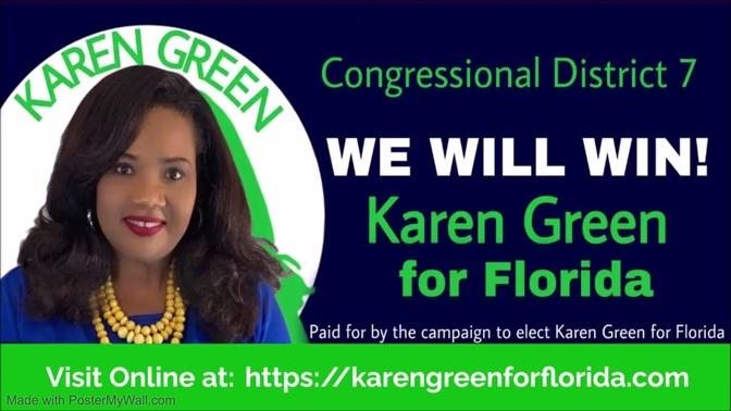 Vote Karen Green For Florida Congressional District 7