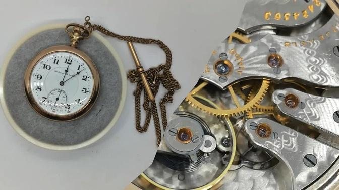 Restoration of an Antique Hampden Pocket Watch - Relaxing Video