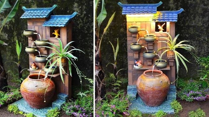 Garden Decorating Ideas - Easy DIY beautiful waterfalls