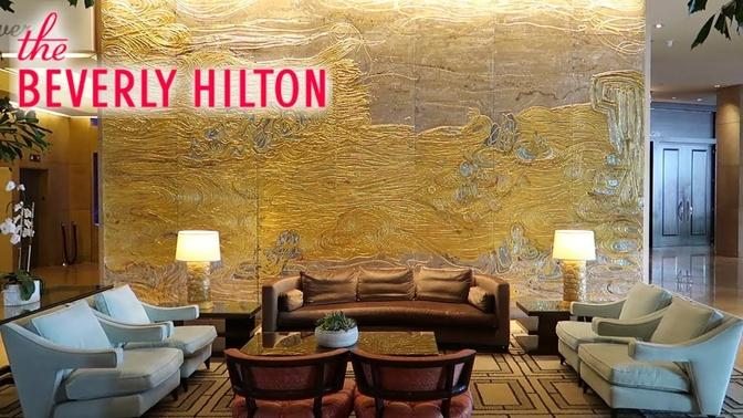 Beverly Hilton LUXURY HOTEL Review + Tour