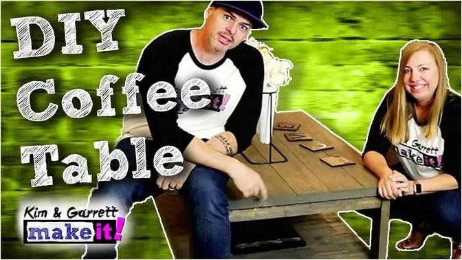 DIY Coffee Table - Rustic Farmhouse