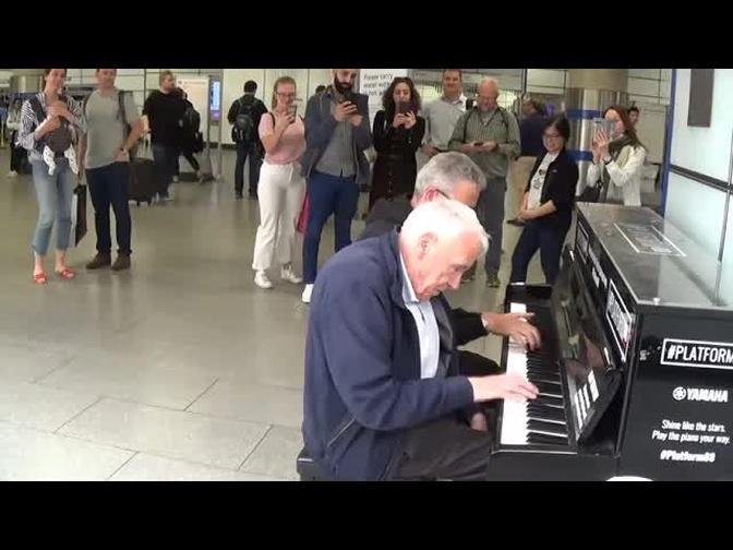 Senior Citizen Plays Piano...Then Magic Occurs
