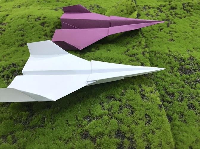 DIY ORIGAMI: Easy steps to make a nice paper airplane which can fly far