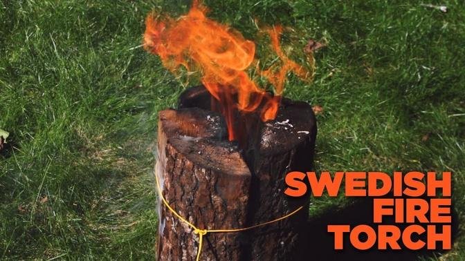 How To Make A Swedish Fire Torch