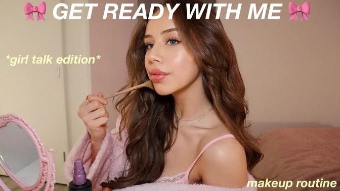 GET READY WITH ME: GIRL TALK EDITION (alix earle style chatty GRWM!)