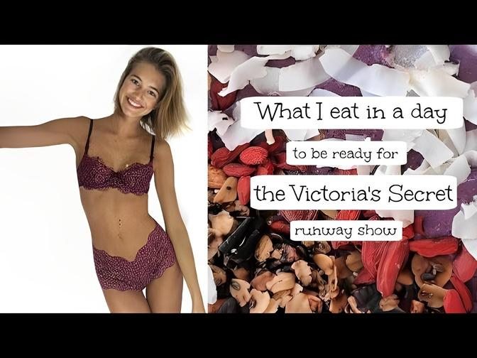 What I Eat In A Day As A Model Pt  1 ｜ Victoria Secret Show Meal Prep ｜ Sanne Vloet