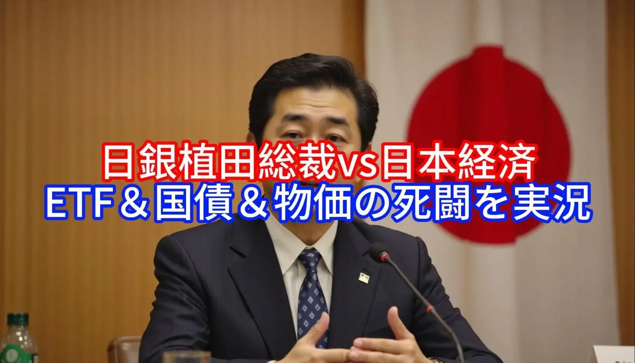 日銀植田総裁vs日本経済,ETF＆国債＆物価の死闘を実況