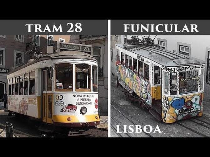 LISBON: Tram 28 & Glória Funicular (Portugal)
