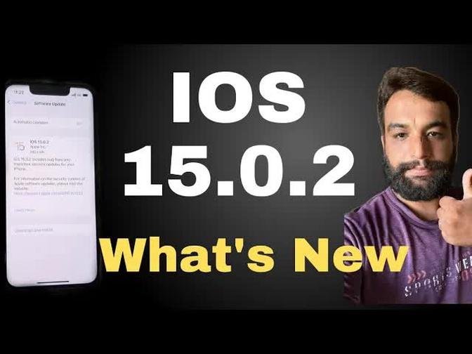 IOS 15.0.2 New Update,What's New In IOS 15.0.2,IPhone 13 Mini New Update