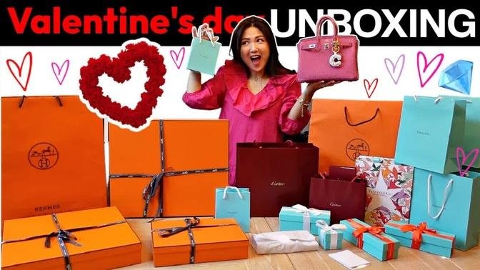 VALENTINE'S DAY UNBOXING | HERMES, 💎 TIFFANY & CO ✨🎁 , CARTIER | REVEALING MY DREAM 🎀 | CHARIS
