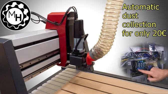 Automated CNC Dust Collection for just 20€