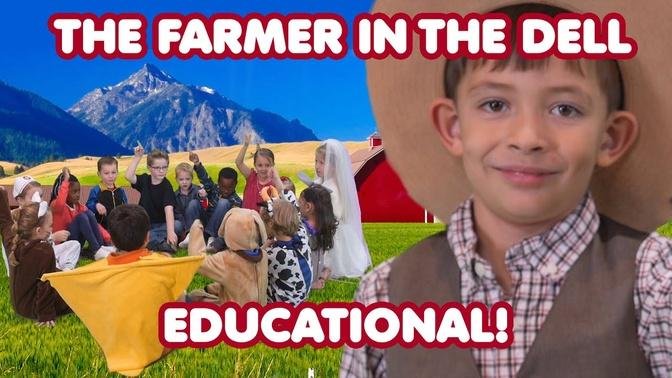 Farmer in the Dell | Nursery Rhymes | Kids Songs