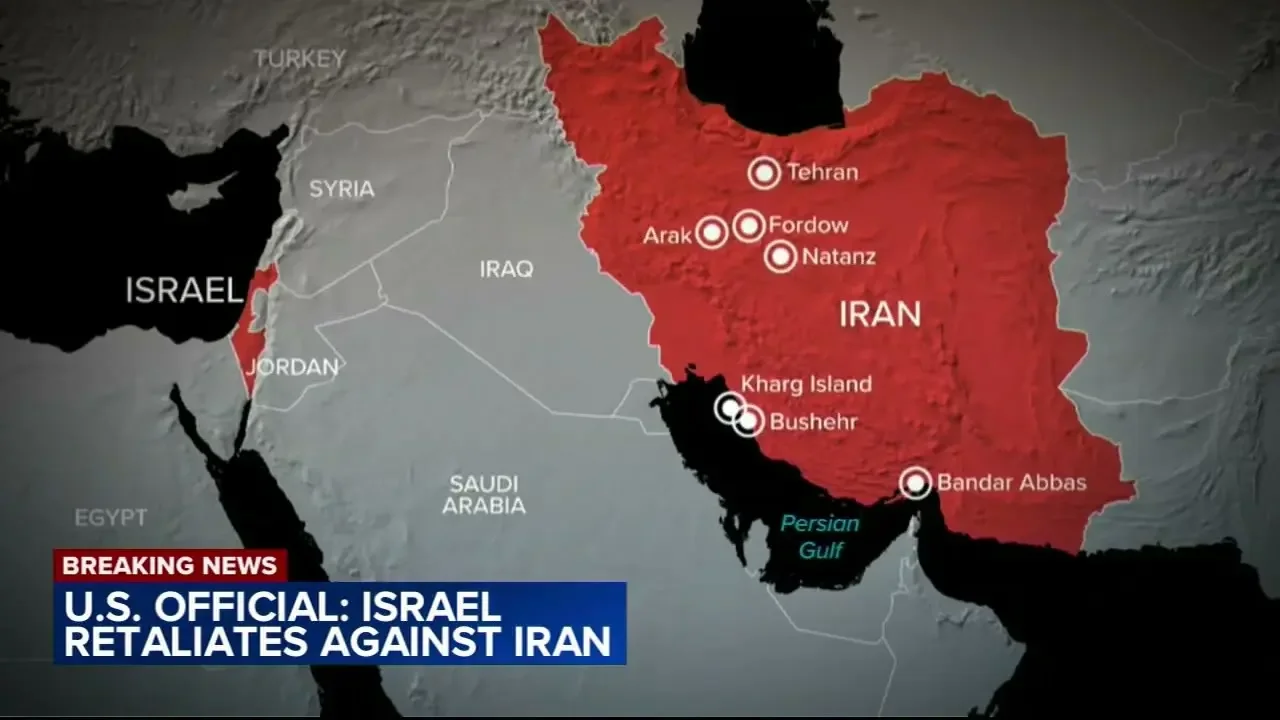 Israel retaliates as missiles strike a site in Iran, US officials say