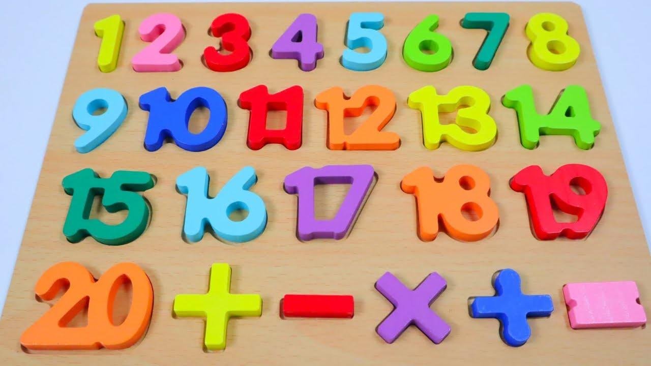 Best Learning Numbers 1-20 Puzzle with Counting and Surprise Things | Preschool Toddler Learning Toy