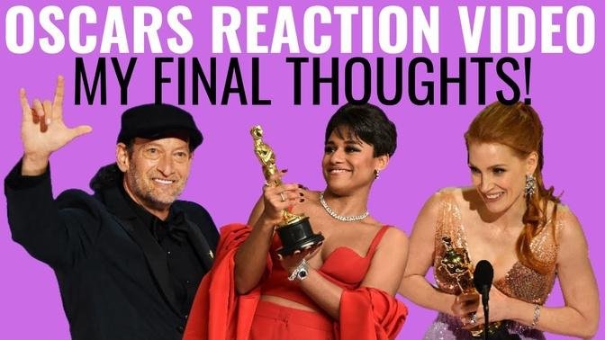 2022 Oscars Reaction Video!