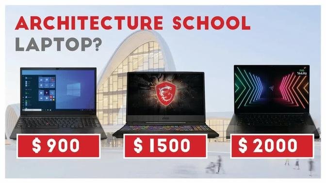 FULL laptop guide for Architecture Students; Best performance, best value, best budget laptops!