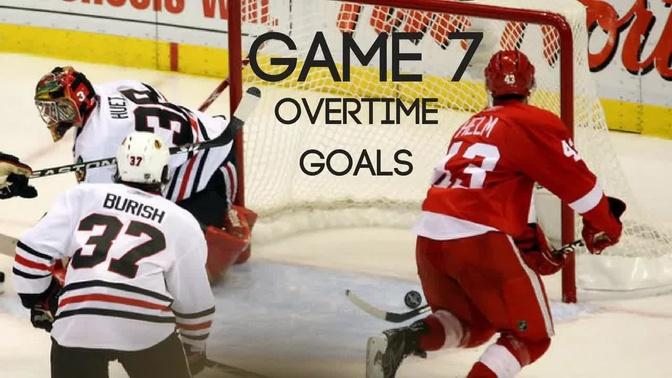 Best Game 7 Playoff Overtime Goals in NHL History
