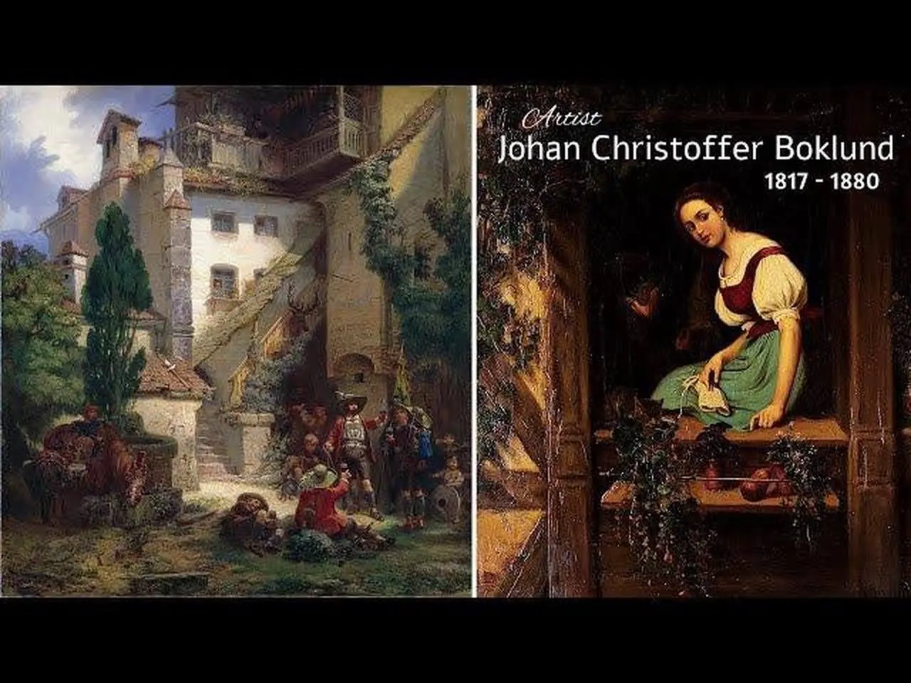 瑞典歷史題材、風俗、肖像畫家 Johan Christoffer Boklund (1817 - 1880)