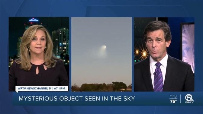 News Report Of Strange Sighting In The Sky
